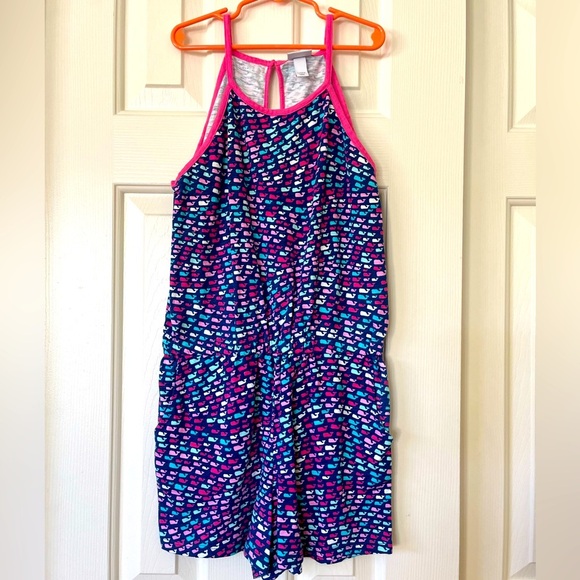 Vineyard Vines for Target Girls School of Whales Romper size L (10/12) - Picture 1 of 5